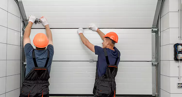 Garage Door Bottom Panel Repair in Bayshore Gardens, FL